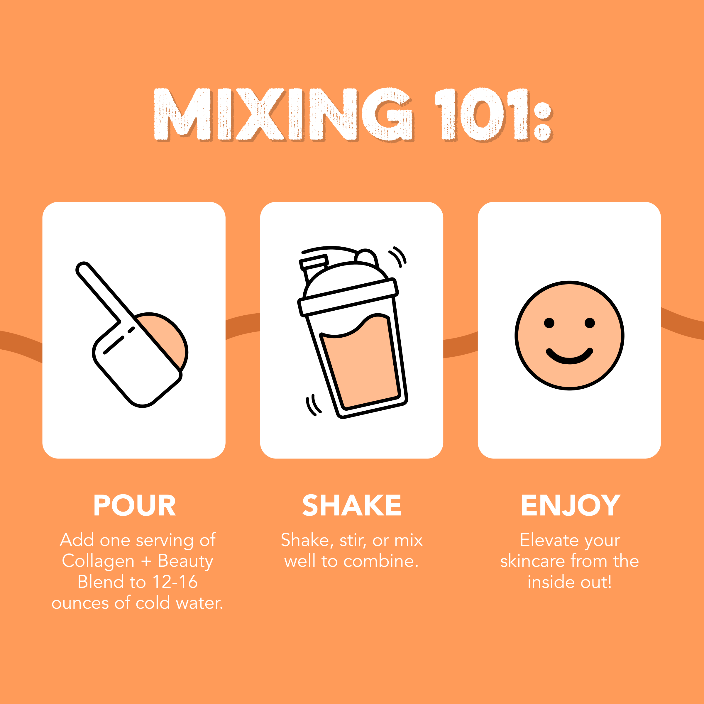 Clean Simple Eats Collagen + Beauty Blend: Peach Mango (10 Single Serving Stick Pack) - Image 3
