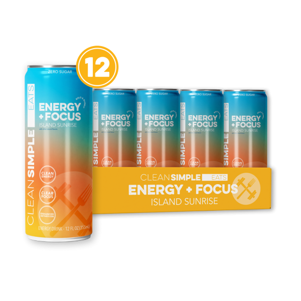 Clean Simple Eats Energy + Focus: Island Sunrise (12-pack)